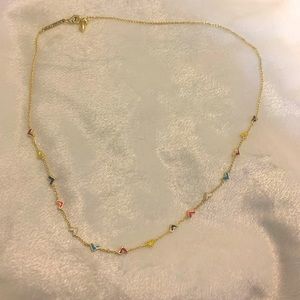 Kendra Scott Haven Heart Gold Multi Mix Necklace